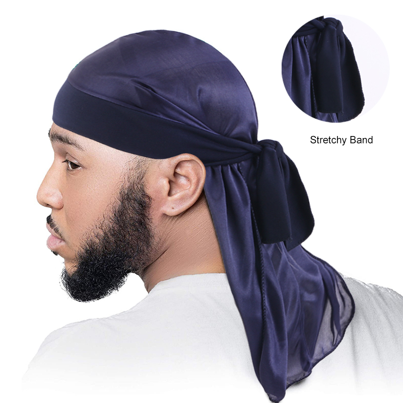 Bandana Doo Rag - Bandanas Durags sedosas para hombre, turbante,