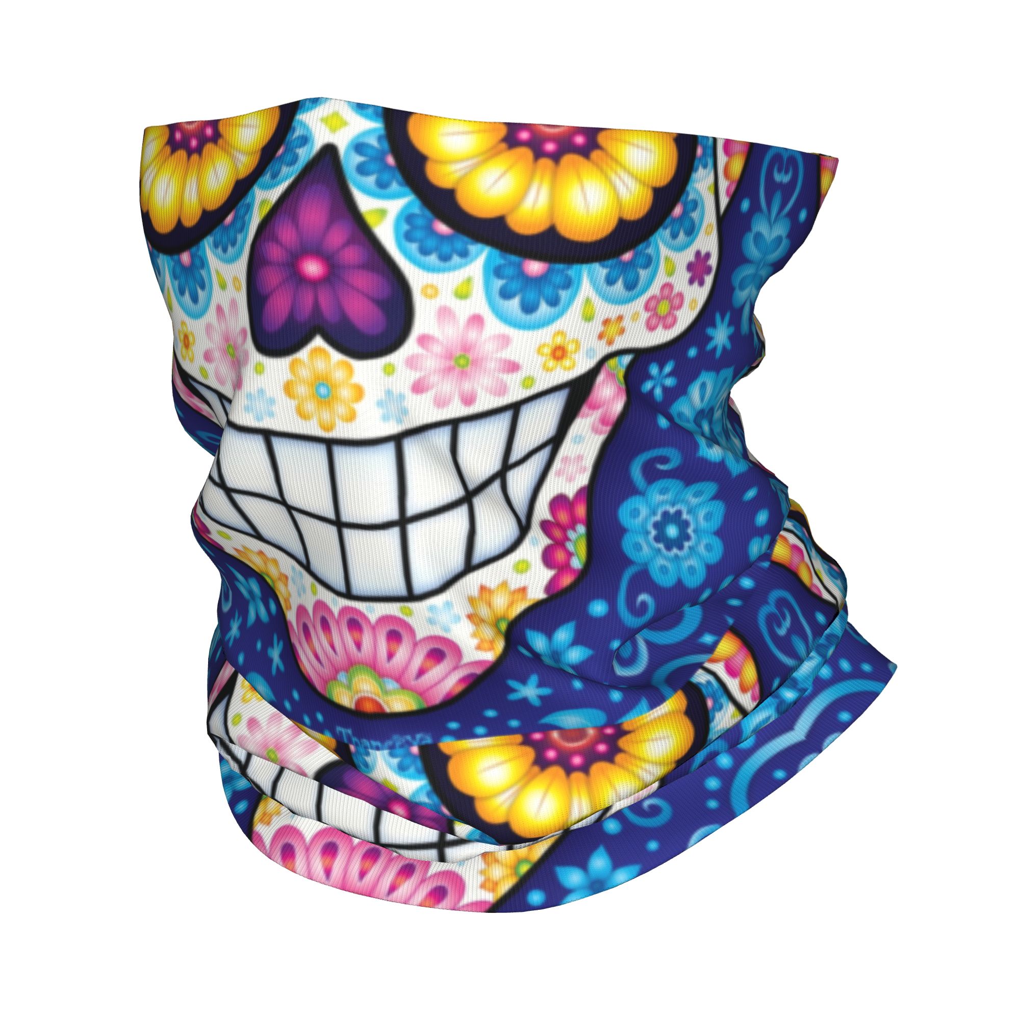 Neck Warmer Tube - Diadema de invierno personalizada con calavera