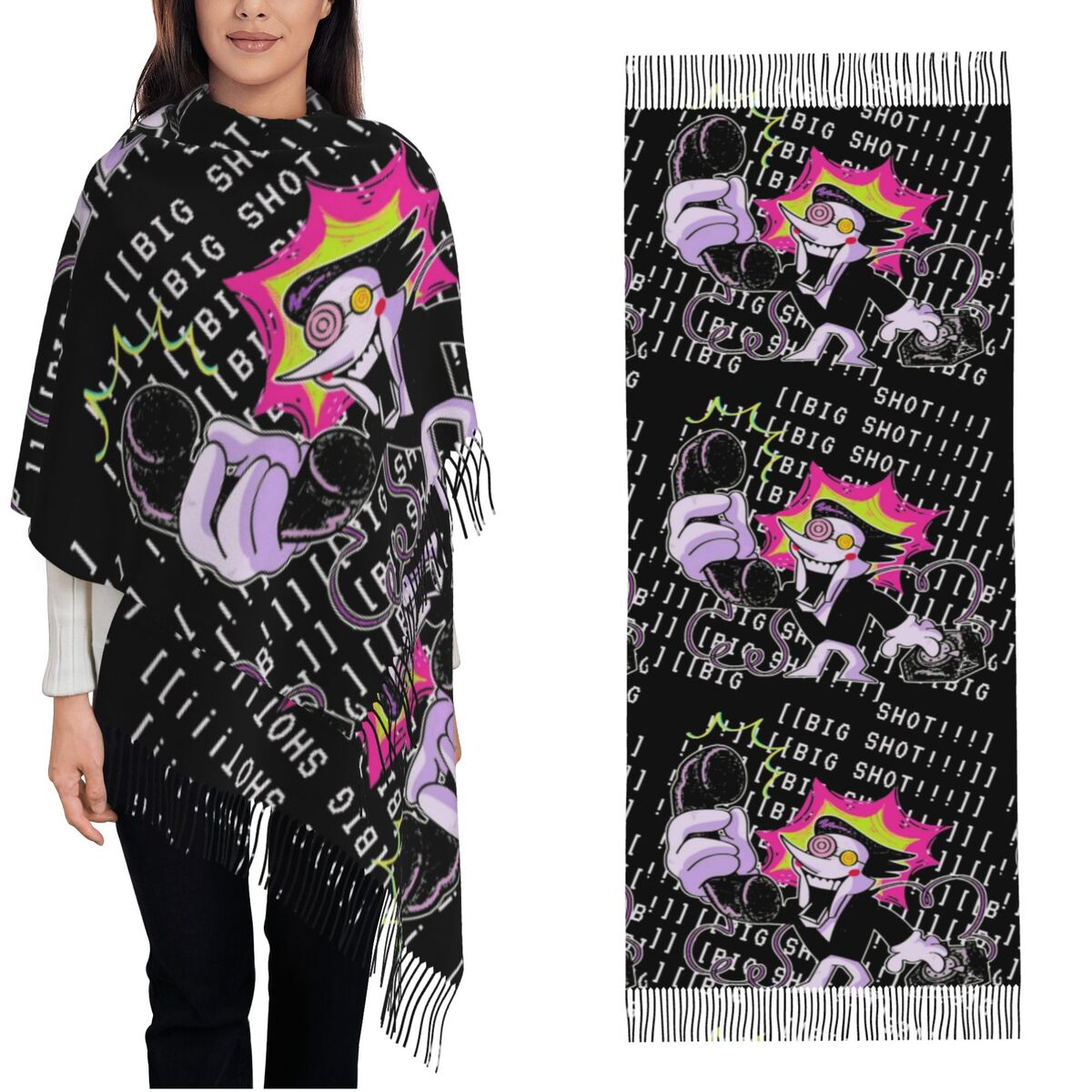 Pashmina Wrap Large - Deltarune Chal envolvente para mujer invierno