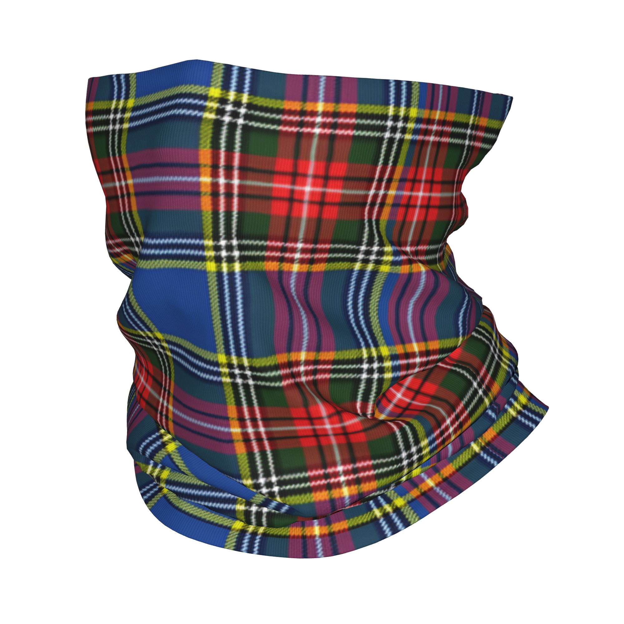 Neck Warmer Tube - Diadema de invierno a cuadros de