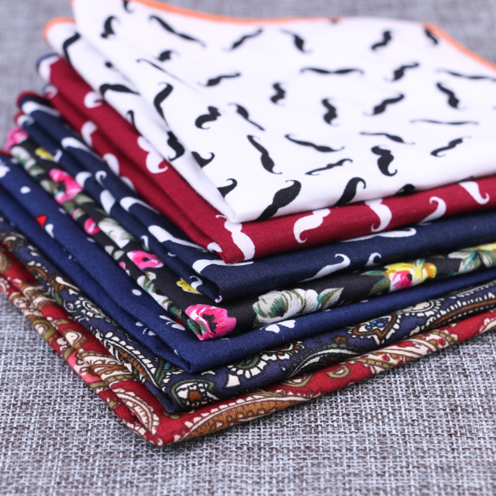 Pañuelo cuadrado de algodón co - Handkerchief Cotton Men reseña y precio