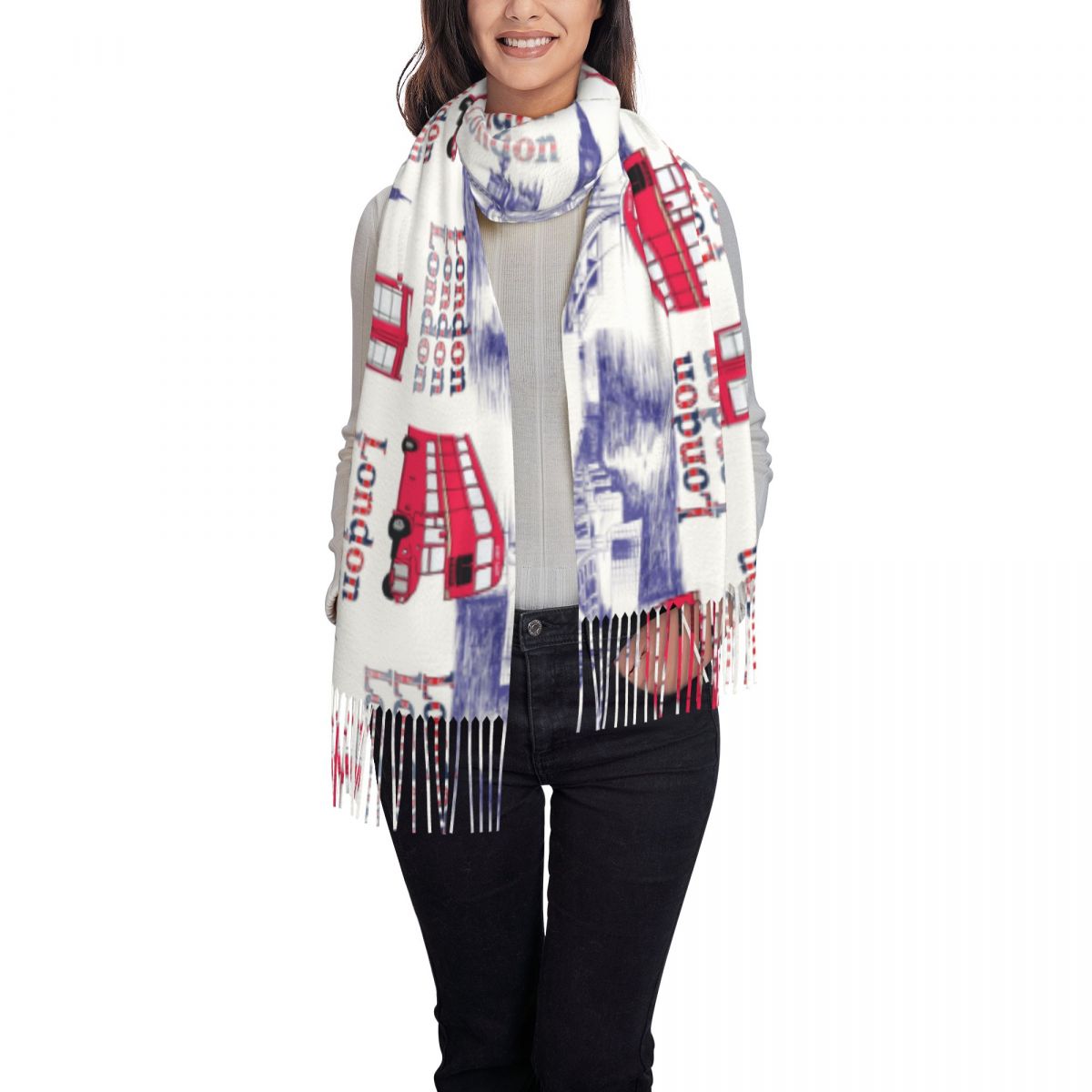 Chales de escenas de Inglaterr - Pashmina Wrap Large reseña y precio