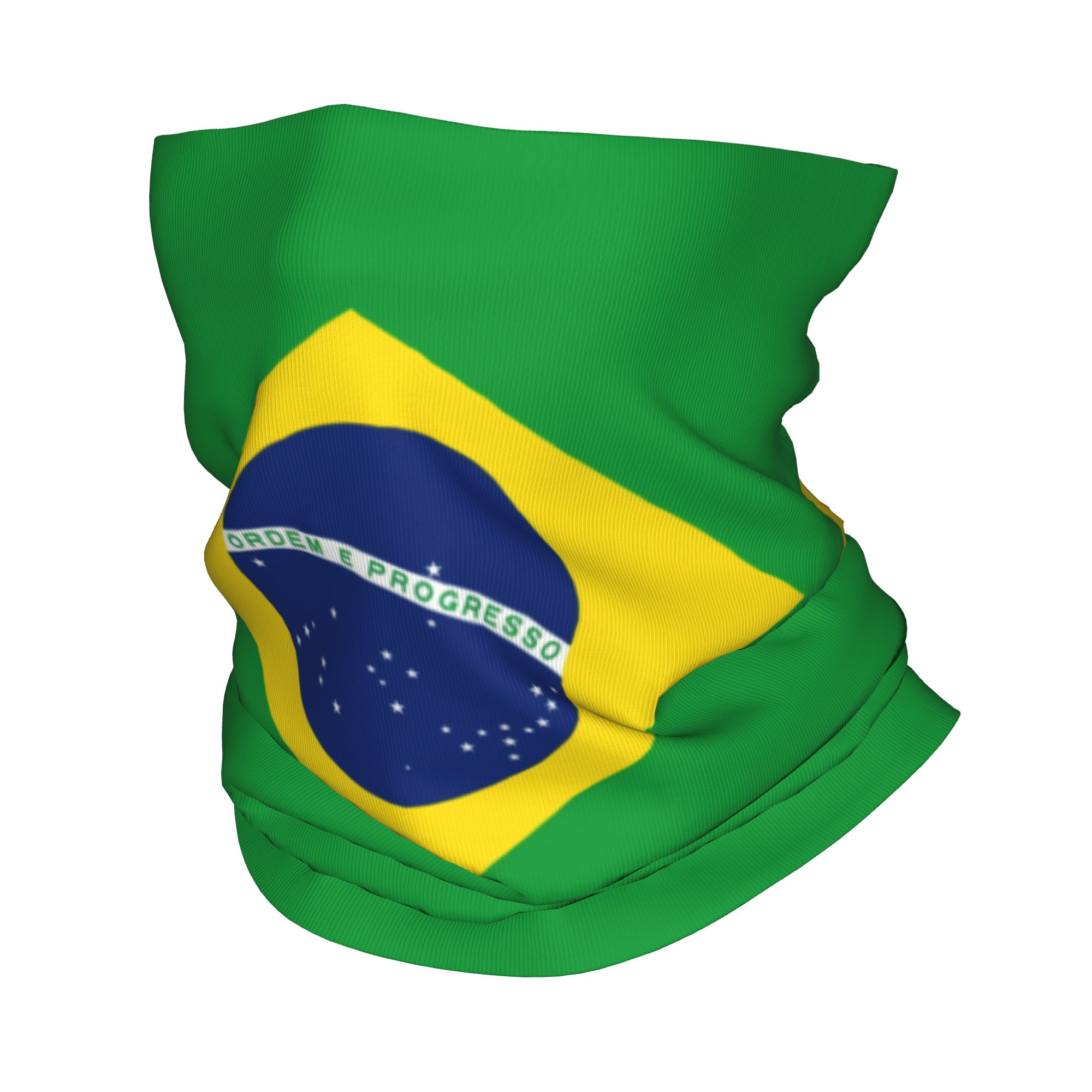Bandana con bandera de Brasil  - Neck Warmer Tube reseña y precio