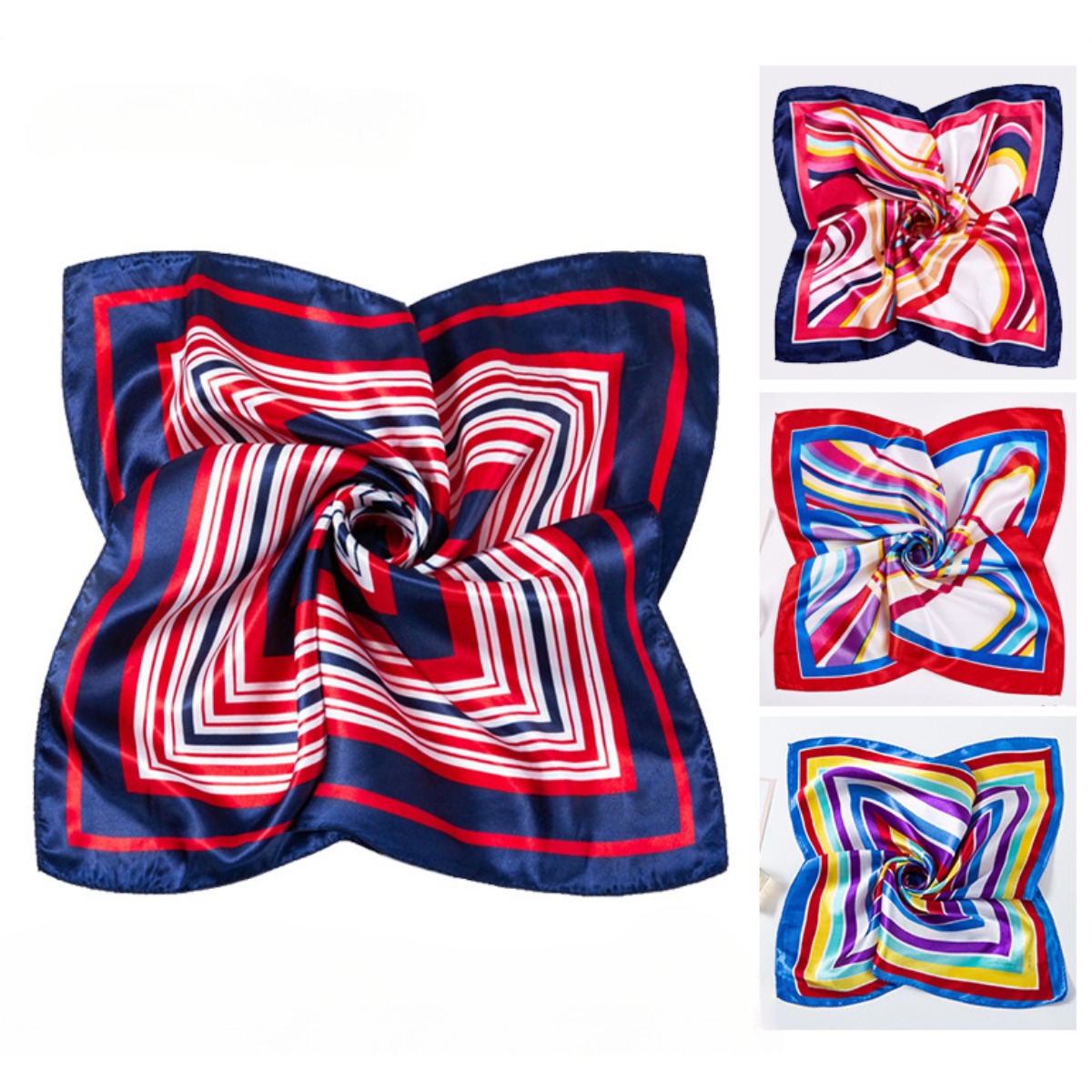 Bufandas cuadradas de seda de  - Face Scarf Mask reseña y precio