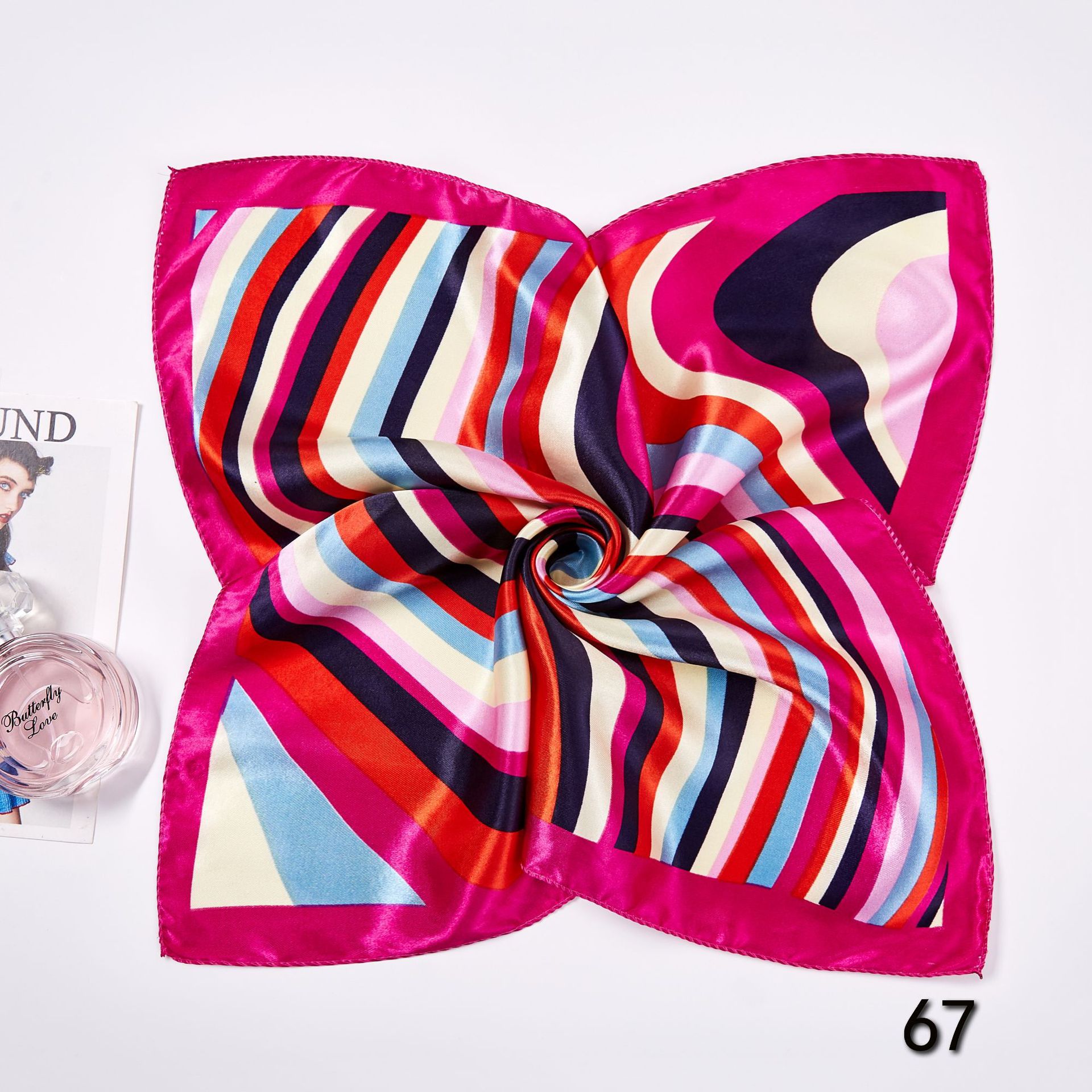 Bufandas cuadradas de seda de  - Face Scarf Mask reseña y precio