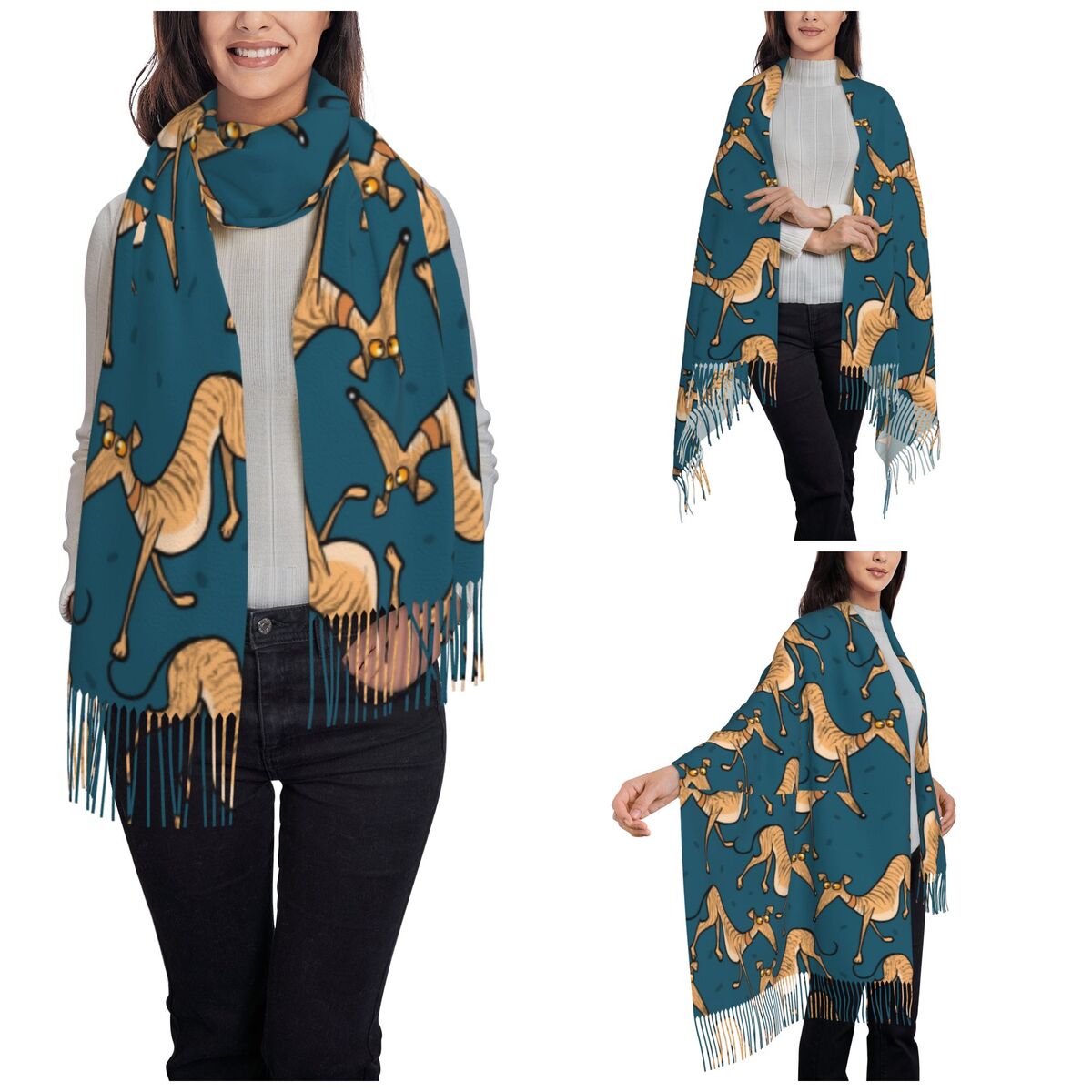 Chales para perros galgo Whipp - Pashmina Wrap Large reseña y precio