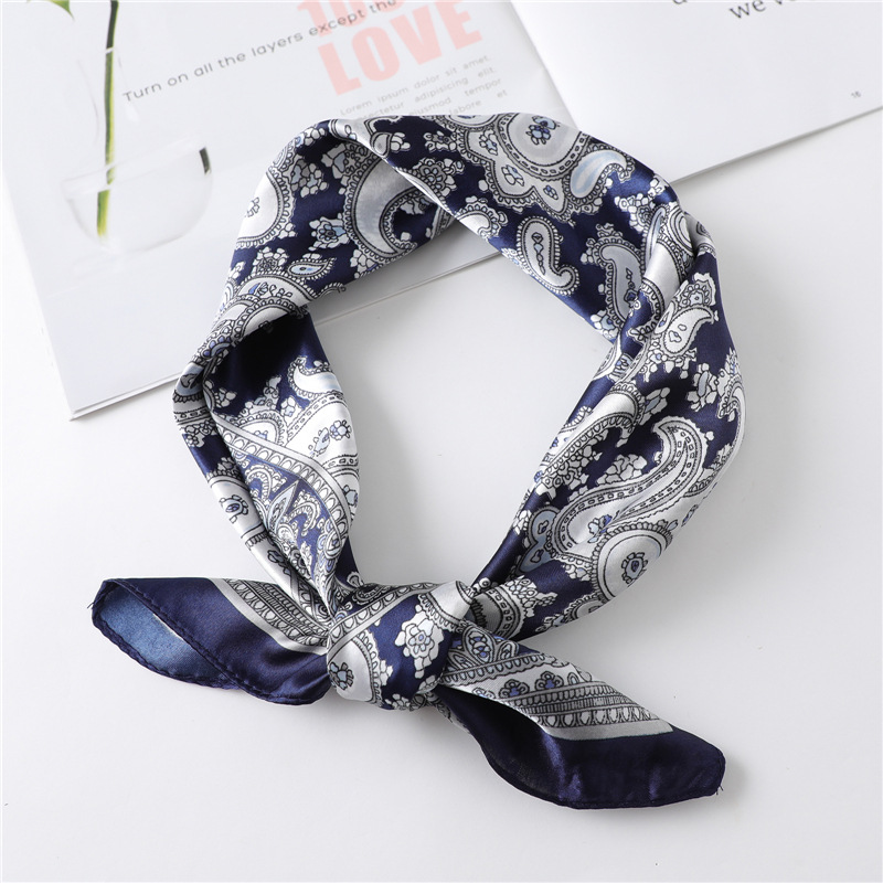 Pañuelo de seda cuadrado de lu - Face Scarf Mask reseña y precio
