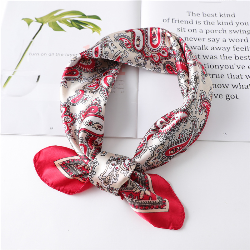 Pañuelo de seda cuadrado de lu - Face Scarf Mask reseña y precio