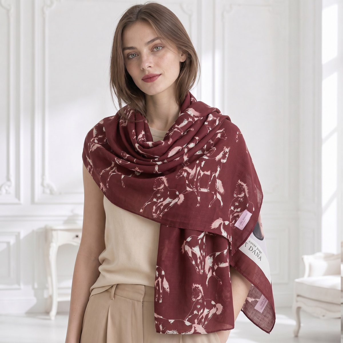 Pañuelo de Algodón para Mujer, - Pashmina Wrap Large reseña y precio