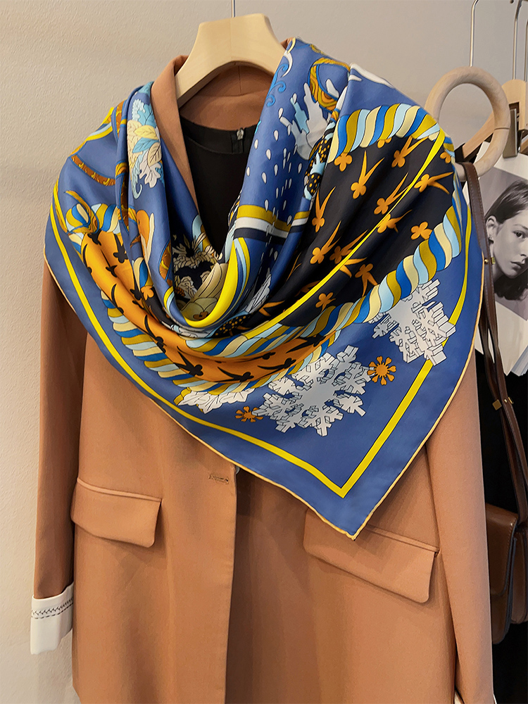 Bufandas grandes de seda de mo - Face Scarf Mask reseña y precio